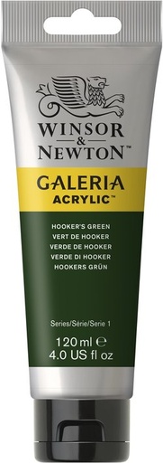 [2131311] w&n galeria acrylic colour 120ml hooker's green