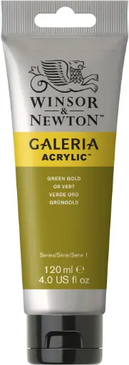 [2131294] w&n galeria acrylic colour 120ml green gold