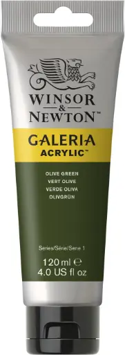 [2131447] w&n galeria acrylic colour 120ml olive green