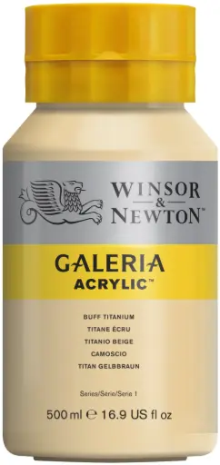 [2150060] w&n galeria acrylic colour 500ml buff titanium