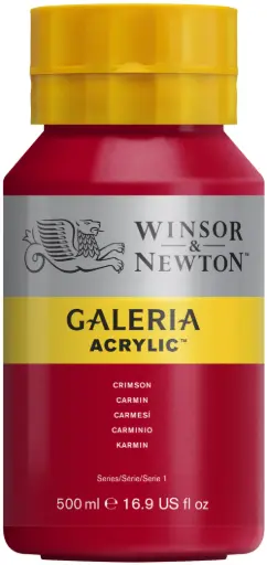 [2150203] w&n galeria acrylic colour 500ml crimson