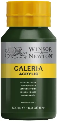 [2150311] w&n galeria acrylic colour 500ml hooker s green