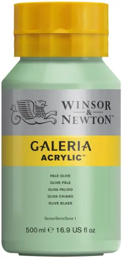 [2150435] w&n galeria acrylic colour 500ml pale olive
