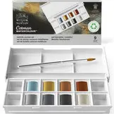 [0390702] winsor & newton cotman water colour metallic pocket set 8 napjes