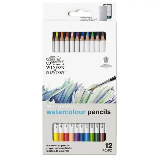 [0490016] Winsor & Newton Studio Collection Set 12 Aquarelpotloden