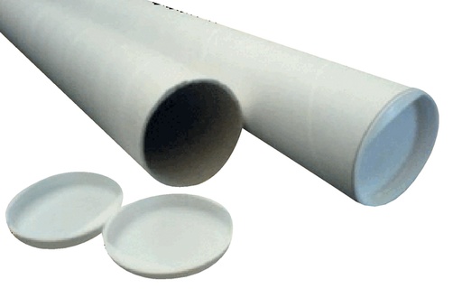 [820432ST] Verzendkoker (850X50Mm) Wit