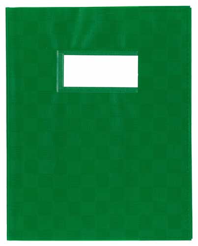 [11102PPG] SCHRIFTOMSLAG PLASTIEK GROEN