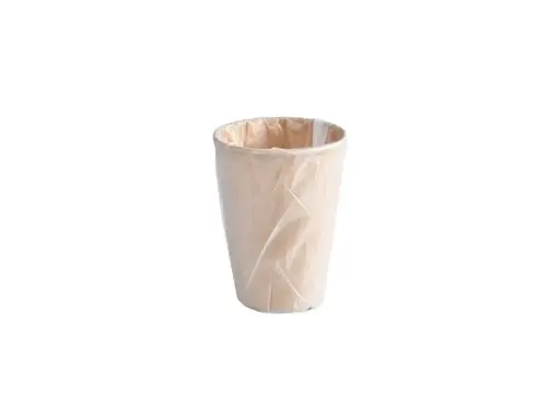 [201191] 500 stuks individueel verpakte kraft beker 210ml