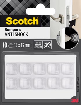 [SP91A56] 3M Zelfklevende Transparante Stootdoppen, 13X13Mm, Blister Van10St