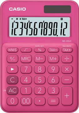 [MS20RUC] Casio Bureaurekenmachine Ms-20Uc, Rood