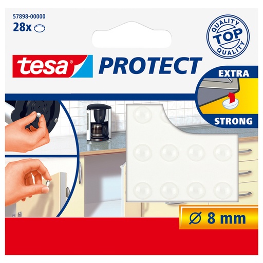 [1397021] Anti-slip en geluiddempers tesa - 8mm - 28st