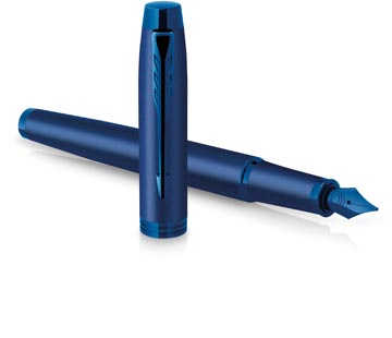 [2172964] Parker Im Monochrome Blue Vulpen, Medium, Giftbox