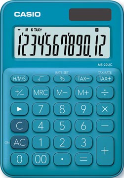 [MS20BUC] Casio Bureaurekenmachine Ms-20Uc, Blauw