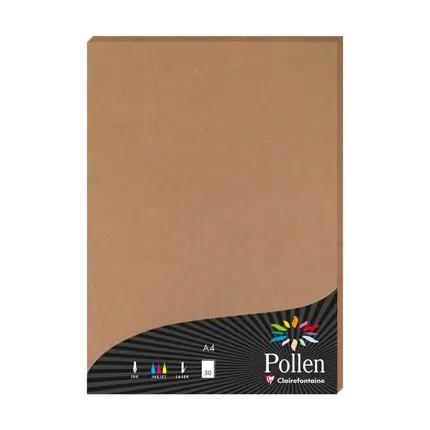 [29135C] Pollen, 50 Bladen, 120G, 210X297Mm - Kraft