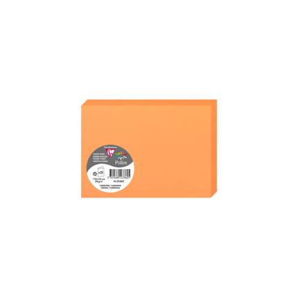 [2336C] DUBBELE KAARTEN 25 STUKS (110X155, ORANJE)