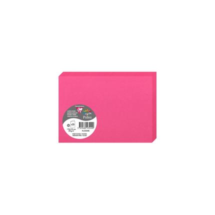 [2324C] Pollen pak 25 dubbele kaarten 210g 110x155mm - Fuchsiaroze