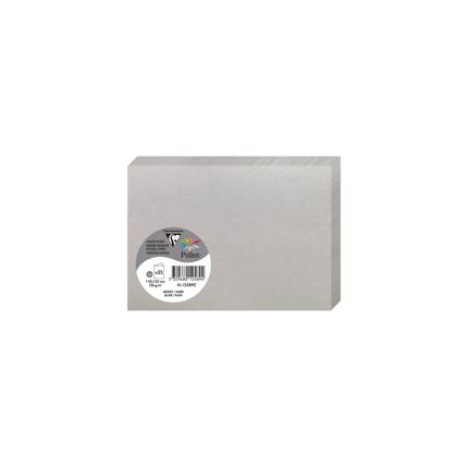 [12589C] DUBBELE KAARTEN 25 STUKS (110X155, ZILVER)