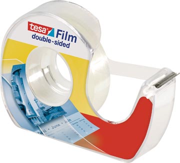 [800290] DUBBELZIJDIGE PLAKBAND TESA FILM 12mmX7.5mm MET DISPENSER
