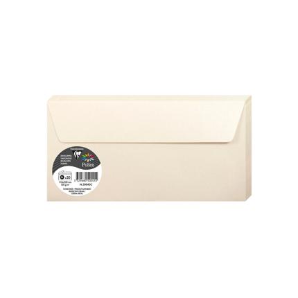 [50045C] OMSLAGEN 20 STUKS (110X220MM, PARELMOERIVOOR IRISE)
