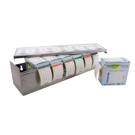 [25100035] labelfresh promo starterkit pro inox +7x500 etiketten