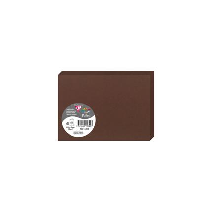 [21342C] Pollen pak 25 dubbele kaarten 210g 110x155mm - Cacao