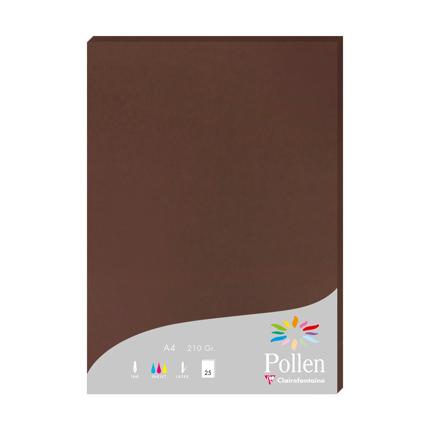 [24202C] Pollen Pak 25 Bladen 210G 210X297Mm - Cacao