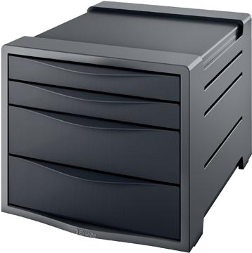 [623761] Esselte Europost Vivida ladenblok 4laden A4 zwart