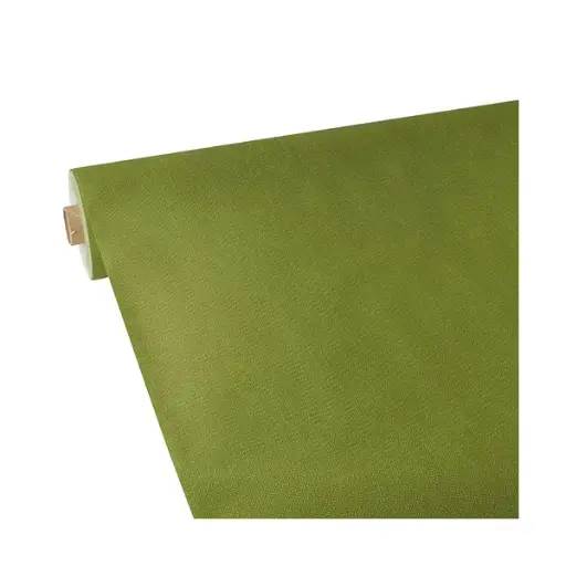[84939] Tafelrol non woven 118cmx25m olijfgroen
