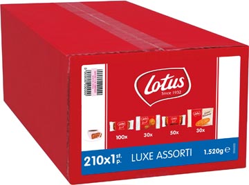 [010724] Lotus Koeken Luxe Assorti, Assortiment Van 210 Koekjes
