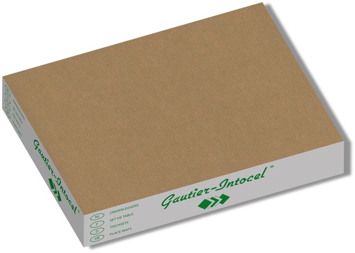 [X002] 500 placemats kraft 30x39cm