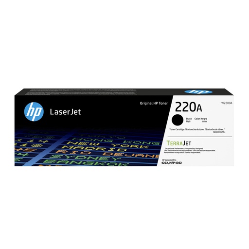 [W2200A] Tonercartridge HP W2200A 220A zwart
