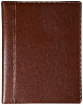 [8553063] Schrijfmap Palermo 4Ring A4 Bruin