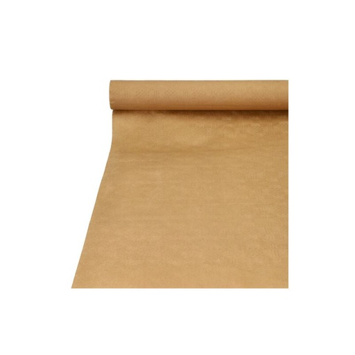 [89256] Tafelkleed damast gerecycled papier (25m x 1m, naturel)