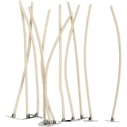 [73383] Katoenen Lont Voor Kaarsen, 10Stks, L 110Mm, D 2Mm
