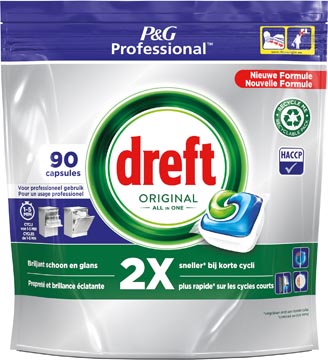[0881262] Dreft vaatwasmiddel Original Regular, 90 capsules