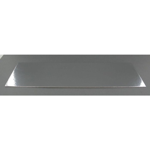 [V*ARRE1319] 50 kartonnen onderlegger 1,5mm - zilver - 130x190mm