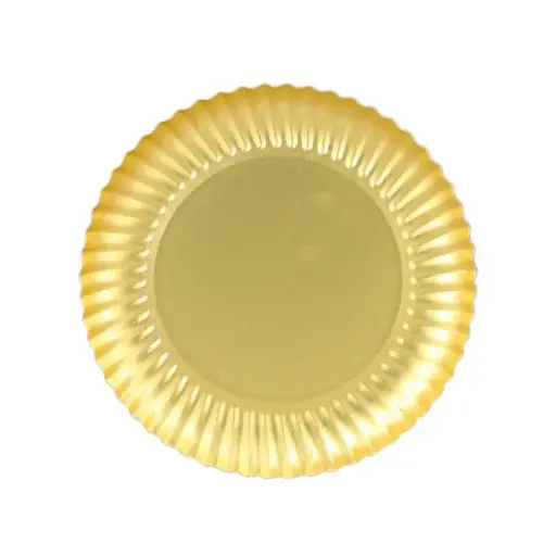 [CW6] Kartonnen bord - mat goud - ø210x218mm - 50 stuks