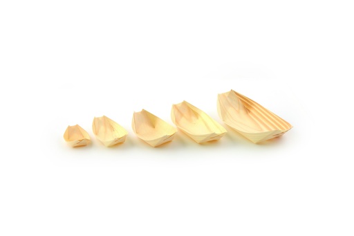 [S50041] Bootje hout (FSC®) 140 x 77 mm ds. à 100