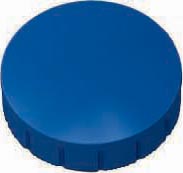[695524] 10 ST MAGNEET MAUL (24MM, BLAUW)