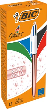 [951737] 4Col Balpen 4 Kleuren (Rose)