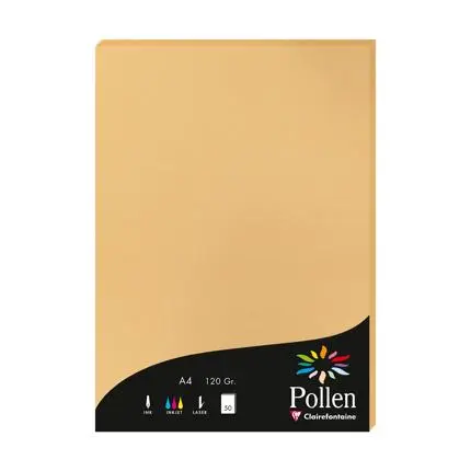 [4279c] Pollen, 50 Bladen, 120G, 210X297Mm - Karamel