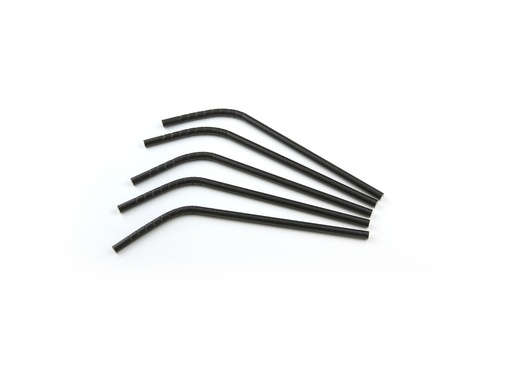 [S22604] Buigrietjes Papier (Fsc®) Zwart Ø 6 Mm / 21Cm Zak À 200