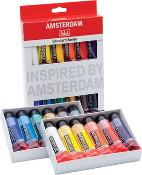[17820412] Amsterdam Standard Series Acrylverf Algemene Selectie Set | 12 × 20 Ml