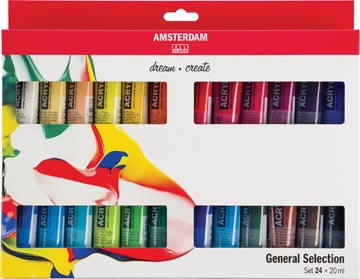 [17820424] Amsterdam Standard Series Acrylverf Algemene Selectie Set | 24 × 20 Ml