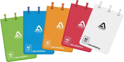 [2807045] Adoc Notitieboekje Colorlines geruit 5 mm