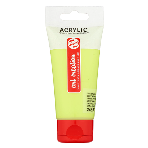[3511243M] Talens Art Creation Acrylverf Tube 75 Ml Groengeel 243
