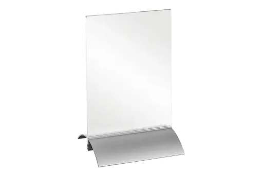 [20603917] Aluminium Voet Met Kaarthouder A5