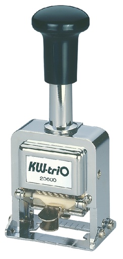 [206N] Numeroteur kw-trio 206 met 6 cijfers
