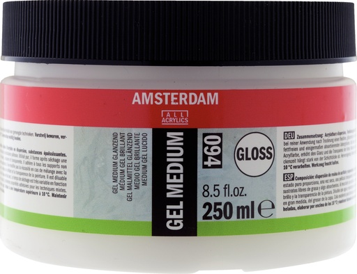 [24173094] AMSTERDAM GEL MEDIUM 250ML (GLOSS)
