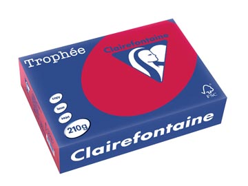 [E*2211] A4 TROPHEE (210GR, KERSENROOD, 250)